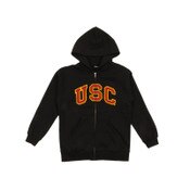 USC Trojan Basics Youth Heritage Tackle Twill Full Zip Hoodie